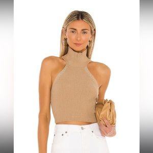 X REVOLVE Heather Halter Top in Toffee